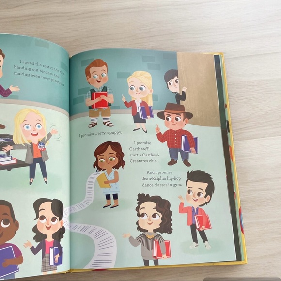 2/$20 Parks and Recreation Leslie for Class President! Hardcover Picture Book - Picture 5 of 6